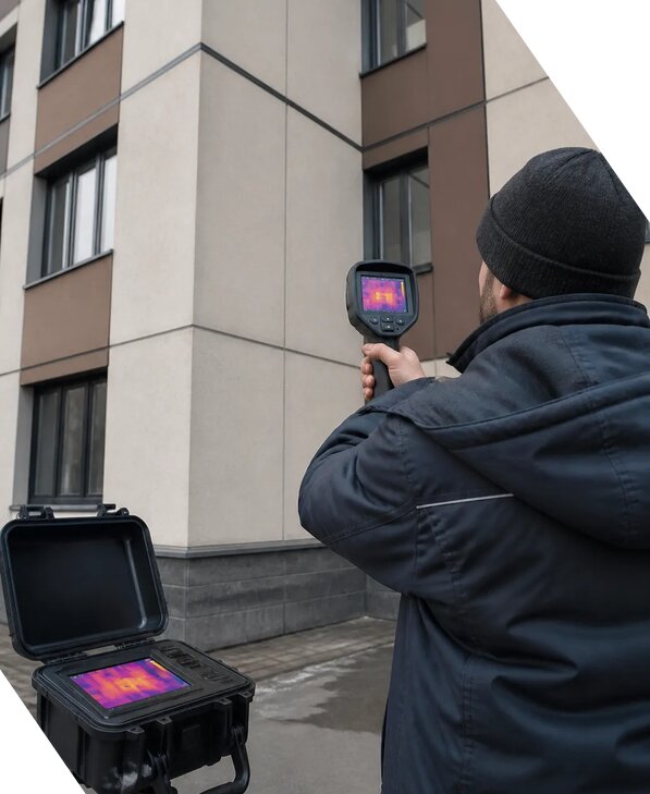 Тепловизионное обследование зданий и сооружений в Шумерле