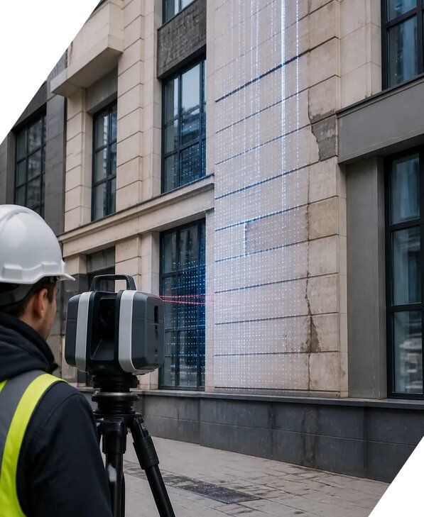 Лазерное сканирование фасадов в Шумерле от 27158 р. | ЭкспертизаРоссия